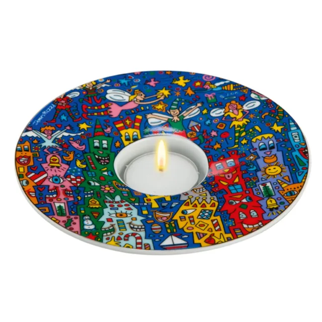 James Rizzi "JOY TO THE WORLD" GOEBEL - Teelicht, Kollektion 2014! 