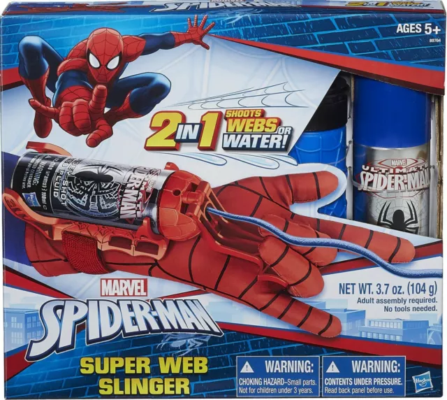 HASBRO MARVEL SPIDER MAN Mega Blaster Web Shooter Spiderman 34.99 PicClick UK