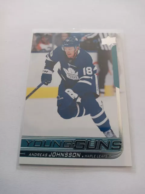 2018-19 Upper Deck Andreas Johnsson Young Guns Rookie YG #492 Maple Leafs