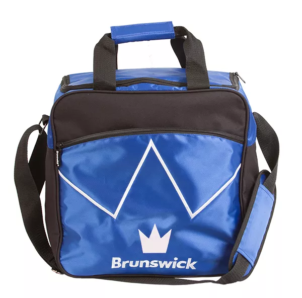 Brunswick Blitz Black/Blue Single Tote Bowling Bag