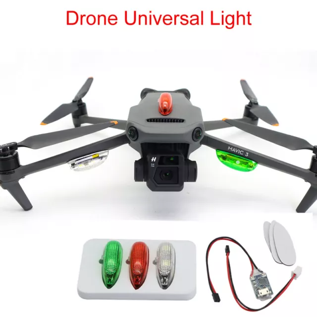 Wiederaufladbare Strobe Drohne blinkendes Nachtfluglicht Kit für DJI Mavic 3 Mini 2 3