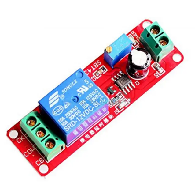 NE555 DC 12V Delay Relay shield Timer Switch Adjustable Module 1 To 10 Second*p