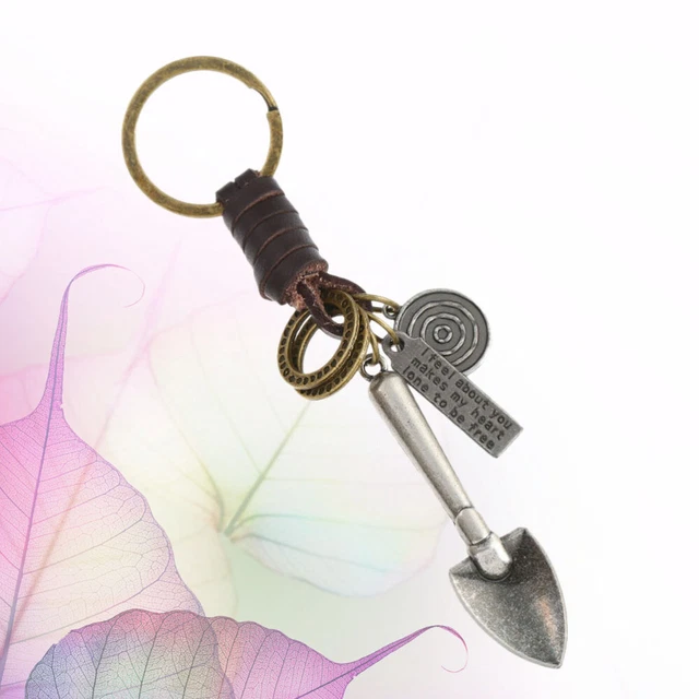 Cowhide Key Chain Car Key Pendant Locket Keychain Keychain Keys Metal