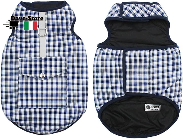 Doggiekit Cappotto Cane,Giacca Invernale per Cani,Antivento Abbigliamento per Ca