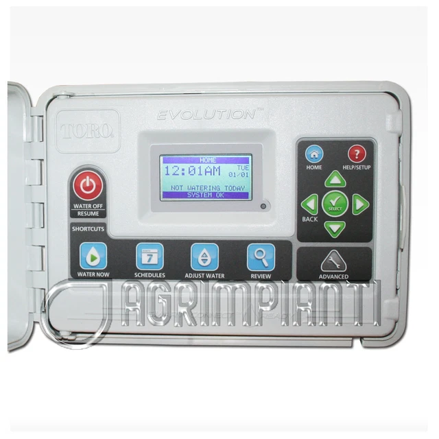 Centralina programmatore Toro EVO-4OD esterno 4 stazioni - espandibile fino a 16