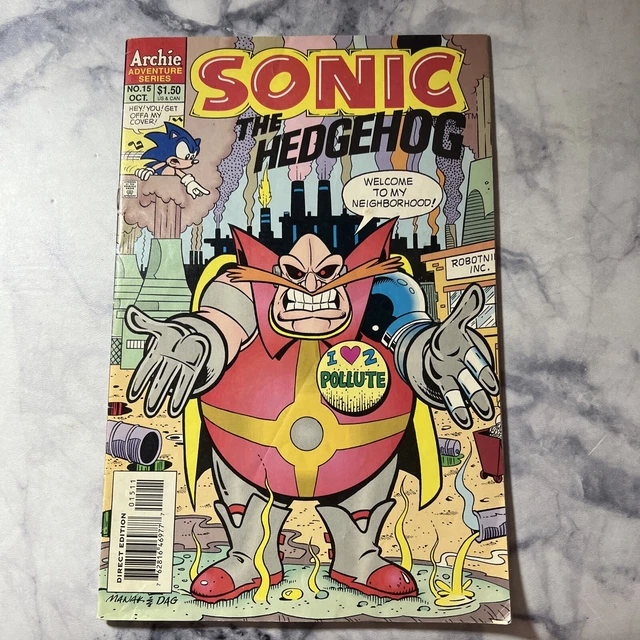 ARCHIE COMICS SONIC The Hedgehog #15 1994 Direct Edition Comic Book £9. ...