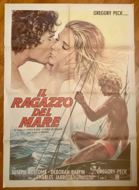 Manifesto 2F film THE DOVE - IL RAGAZZO DEL MARE Joseph Bottoms D. Raffin 1974