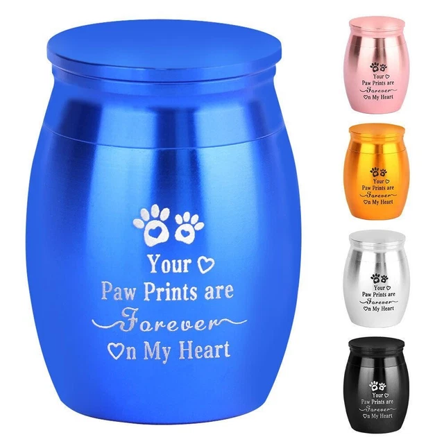 Alloy Memorial Jar Sealed Urn Jar Exquisite Cremation Urn  Small Dog Cat