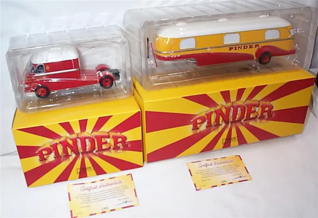 Pinder Circus House Truck & Trailer 1-43 scale New in Box Direkt Collection