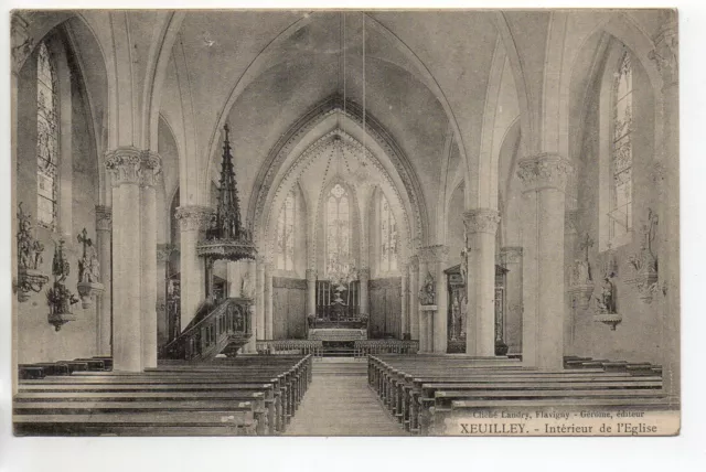 XEUILLEY - Meurthe et Moselle - CPA 54 - l' intérieur de l 'église