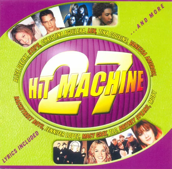 V/A "HIT MACHINE 27" Rare 2000 20Trk Aust. CD *Britney Spears *Len *Moby *TLC