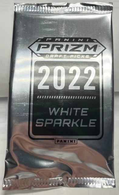 2022 Panini Prisme Draft Pics Baseball Blanc Sparkle sous Cellophane Paquet