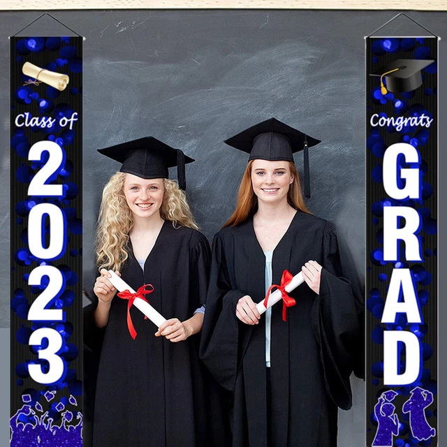 Nuova coppia decorazione laurea stagione festa laurea 2023 sfondo fantastico