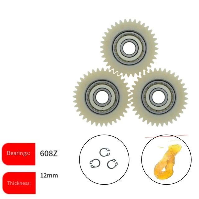 Kit De 3 Engrenages Pour Moteur De Vélo électrique CMACEWHEEL F26 - Compatible City Bike - Neuf