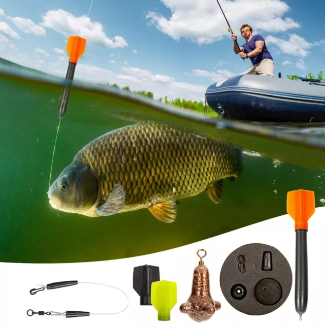 10PCS Fishing Floats Bobbers Colored Marker Float Carp Fishing Kit