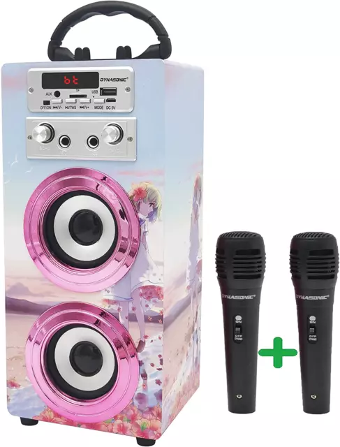 Cadeau Fille 4-12 Ans, Microphone Bluetooth Micro Enfant Cadeau