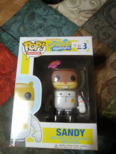 Funko Pop Spongebob Squarepants Sandy 28 Vinyl  Vaulted - Retired ULTRA RARE!