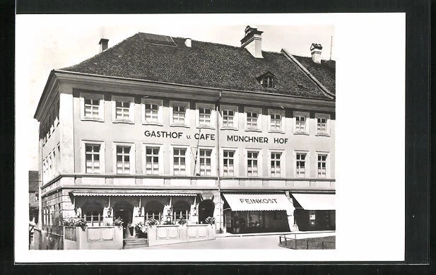 AK Altötting, Gasthof Münchner Hof, Bes. Maria Kellerer, Kapellenplatz 12