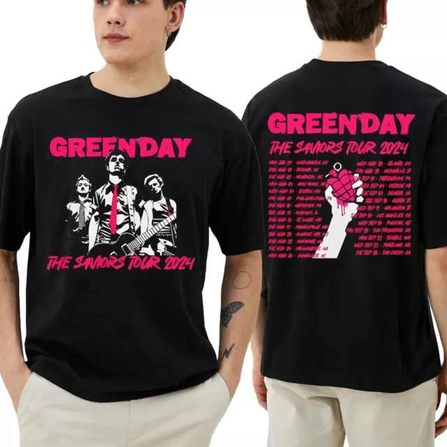 GREEN DAY THE Saviors Smashing Pumpkins 2024 Tour Concert TShirt