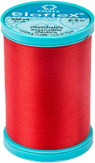 Mäntel Eloflex Stretchfaden 225yd-Atom rot S992-2160