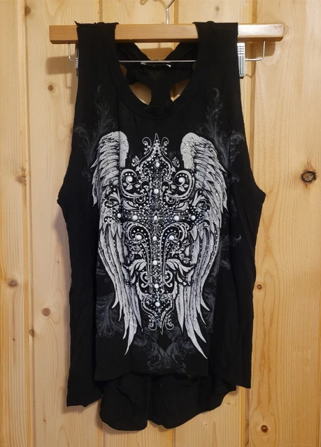 Many Many Angel  Wing Tank Top