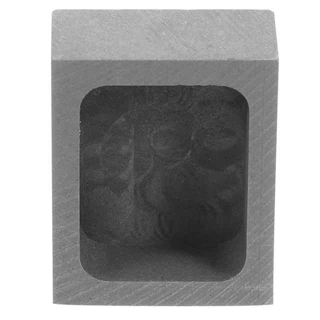 Molde de lingote de grafito molde de fundición oro plata molde de fusión para joyería