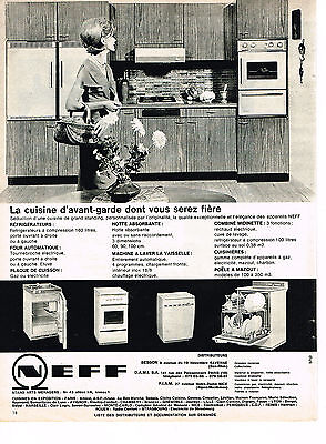 Publicité Advertising 420  1965  Bauknecht   le lave-visselle automatique 
