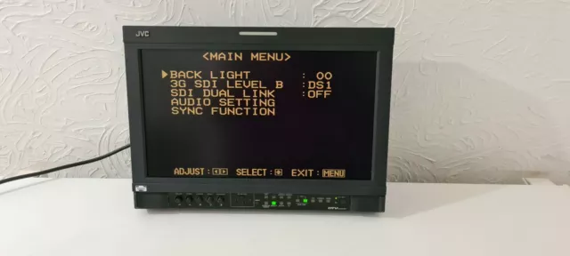 JVC DT-V17G1 multi format LCD monitor IN GREAT CONDITION