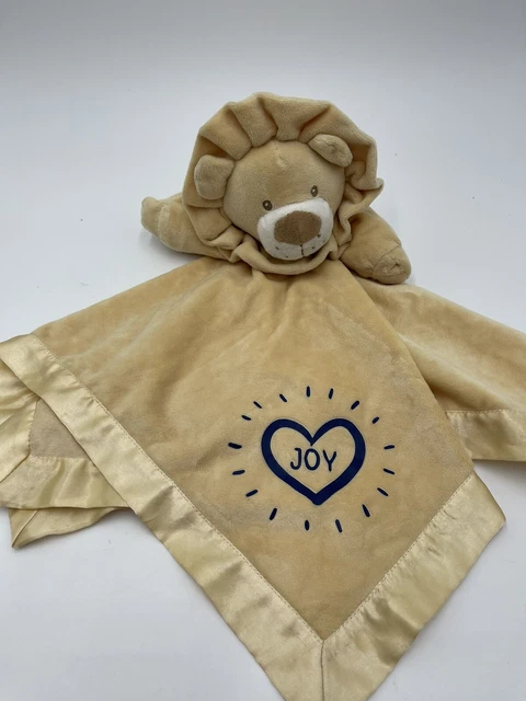 🏝️ LION Tan Security Blanket Plush Baby Lovey ANICO