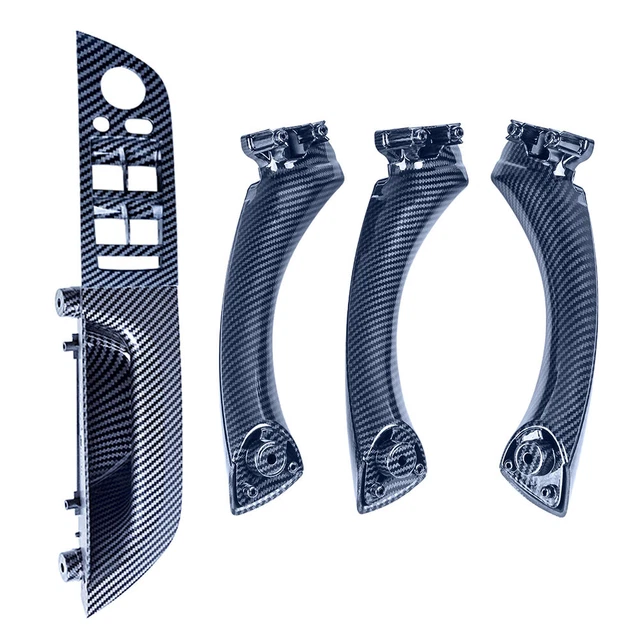 Copertura Maniglia Porta Per Smart Fortwo 453 - ABS Nero Lucido, Verniciata, Ricambio Estetico - Foto 8