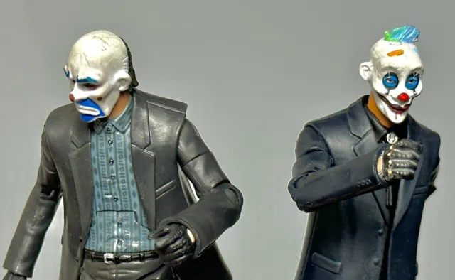 Mattel Movie Masters Joker Gotham City Thug Grumpy Bozo Bank Robber Dark Knight