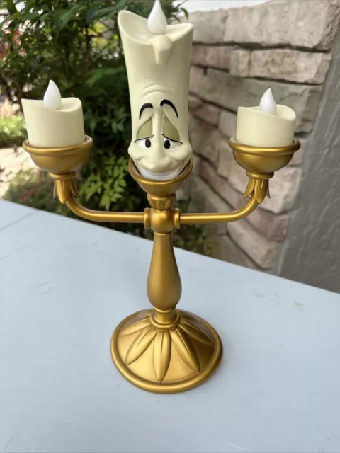 Disney Parks Exclusive Beauty and the Beast Light-Up Lumiere Candlestick  Figure