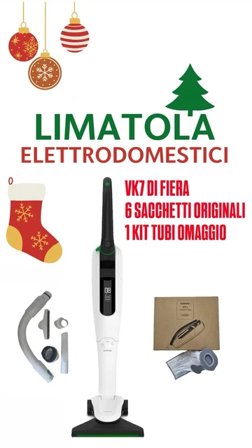 FOLLETTO VR7S ROBOT VORWERK NUOVO ORIGINALE COMPLETO DI BASE SACCHETTI VR 7 S - Foto 2