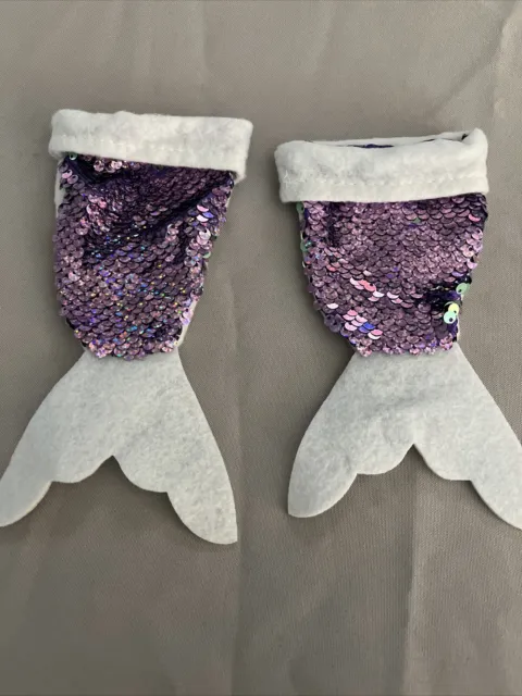 Mermaid Tail Flippy Sequins Gift Card Holders X 2 Unusual Nwt