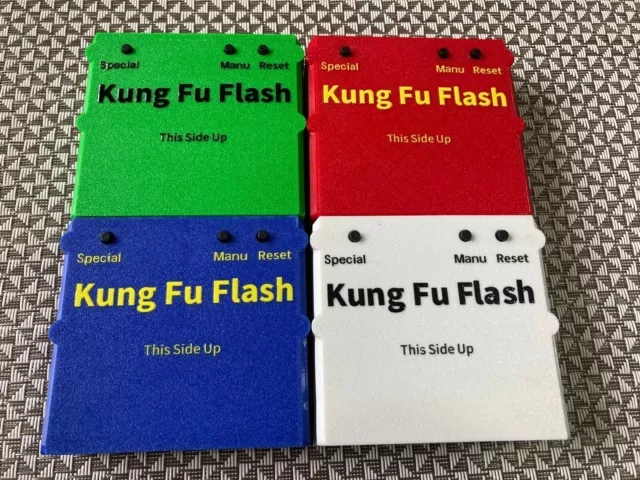 Kung Fu Flash Cartridge for Commodore 64/128 KungFuFlash White Case