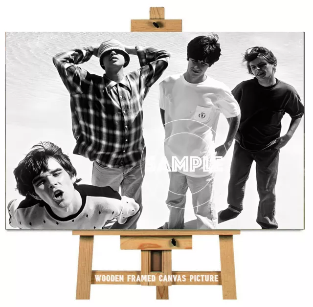 Stone Roses Canvas Art Picture Framed Stone Roses Canvas Music Wall Art #2