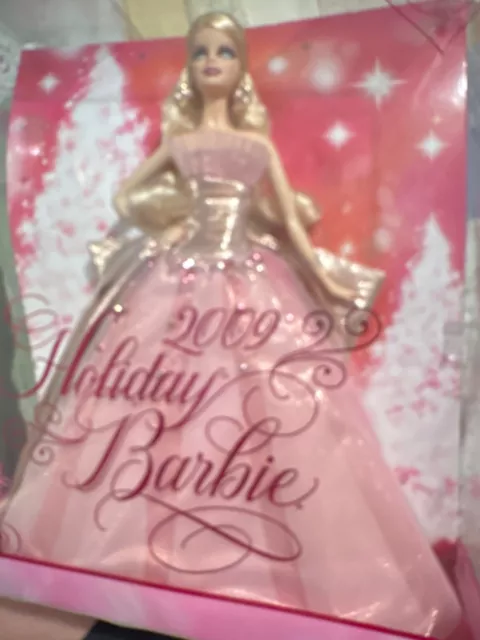 2009 New Holiday BARBIE DOLL 50th Anniversary Special Edition Pink Dress N6556