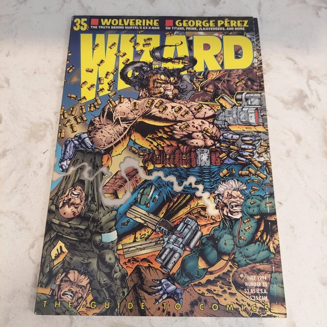 VINTAGE WIZARD MAGAZINE The Guide to Comics 35 Featuring Prophet July