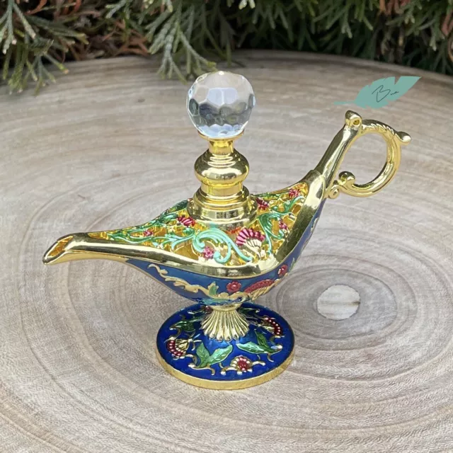 Magic Lamp Vintage-Style Perfume Bottle Mini 4mL Midnight Blue