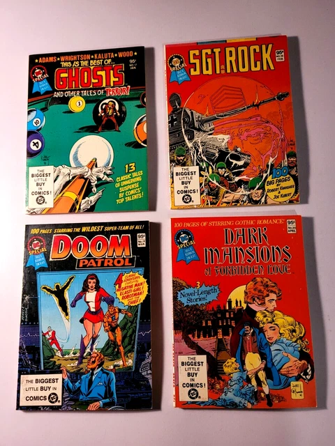 DC Special Blue Ribbon Digest Comics #17, 18, 19, 20  (1982) Very High Grades