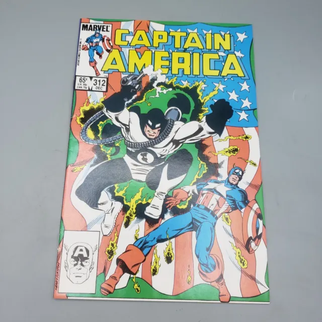 Captain America Volume 1 #312 December 1985 Deface The Nation Marvel Comic Book