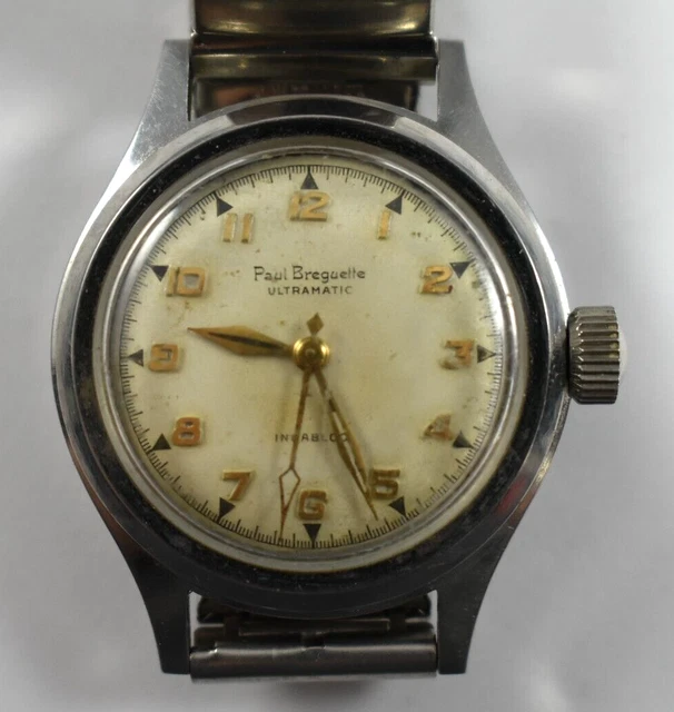 Vintage Swiss Made Paul Breguette Ultramatic Automatic Watch RECASED! lot.rb Vintage Swiss Made Paul Breguette Ultramatic Automatic Watch RECASED! lot.rb
