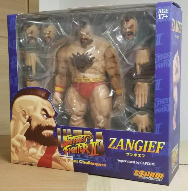 Storm Collectibles - Ultimate Street Fighter II: The Final Challenger -  Zangief, Action Figure, STM87180 Red