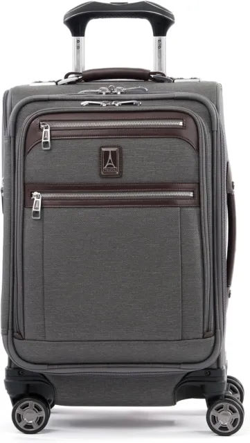 NEW Travelpro Platinum Elite Carry On USB Port 20” Spinner Luggage -Vintage Grey