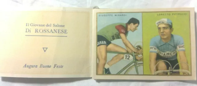 Calendario Barbiere 1953 Ciclismo Coppi Bartali - Rossanese Castelfranco Veneto 3