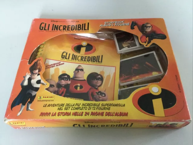 Album Vuoto + Set Completo Figurine Gli Incredibili Storybook Panini Sigillato