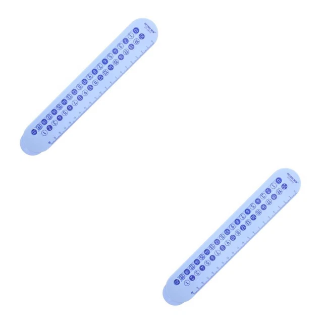 2 PIECES MATH Arthemtic Ruler for Kids Maths Numbers Line Children ...