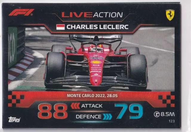 PSA 10 - Charles Leclerc - Ferrari Red - #LE5UR - POP 7 - Topps