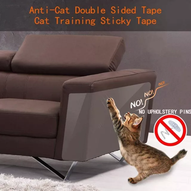 Anti-Scratch Pet Cat Tape Roll Clear Sticker Sofa Furniture Door Protector Guard