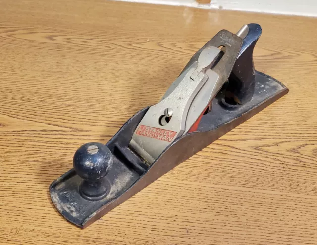 Vintage Stanley Handyman Flat Bottom Smooth Plane USA No. H1205 (No.5 )
